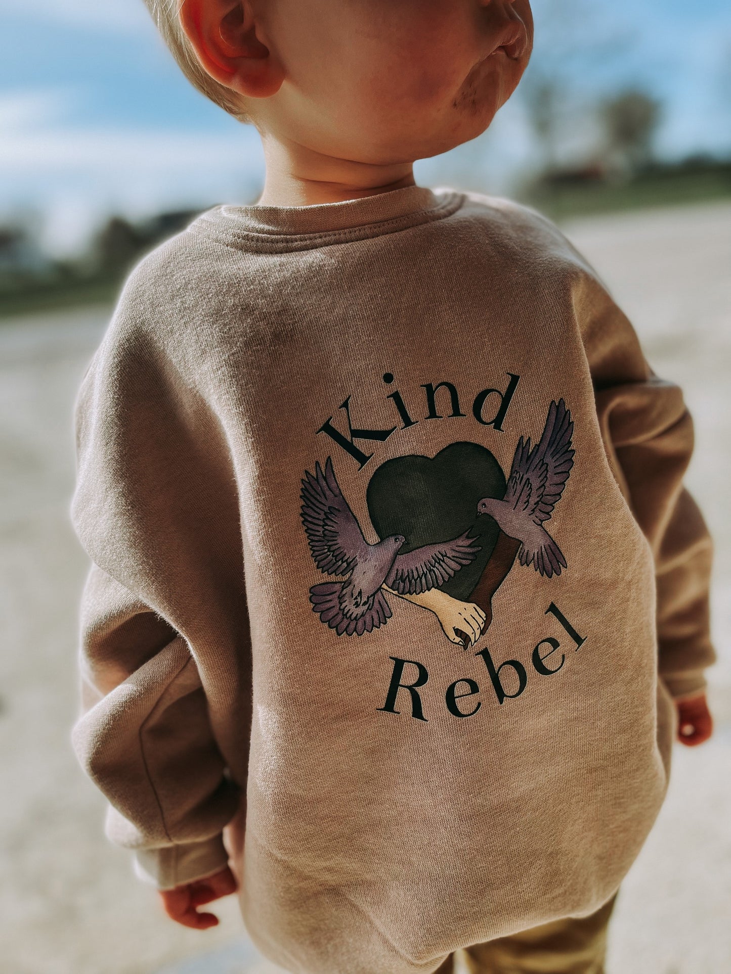 'Kind Rebel'  Sweater - beige