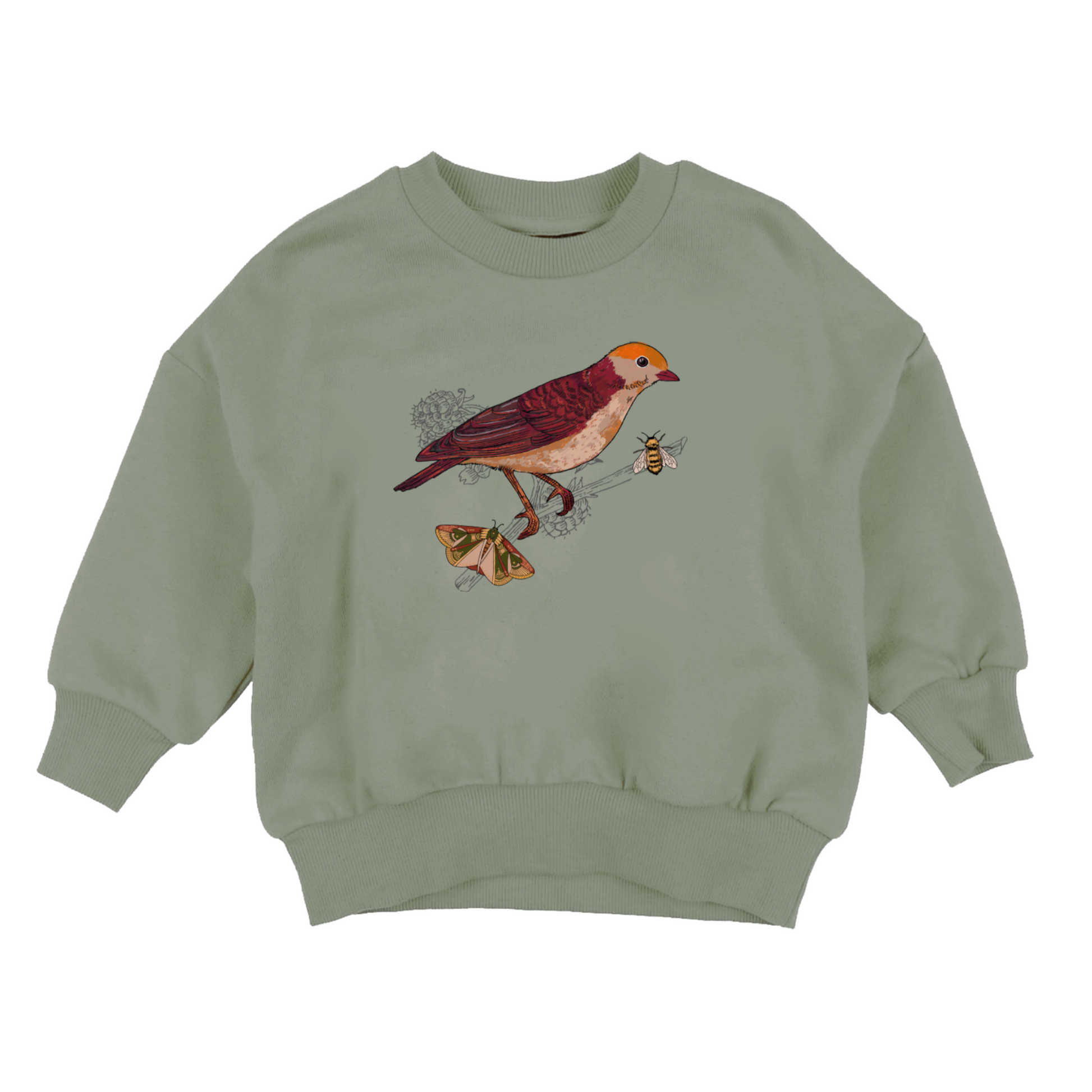 Pre-order: Be sustainable sweater green - Kind Rebel